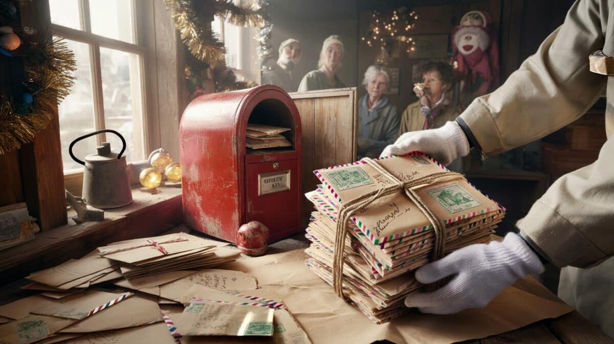 Locals in one English town can’t believe what’s been found behind their 50-year-old Christmas decorations