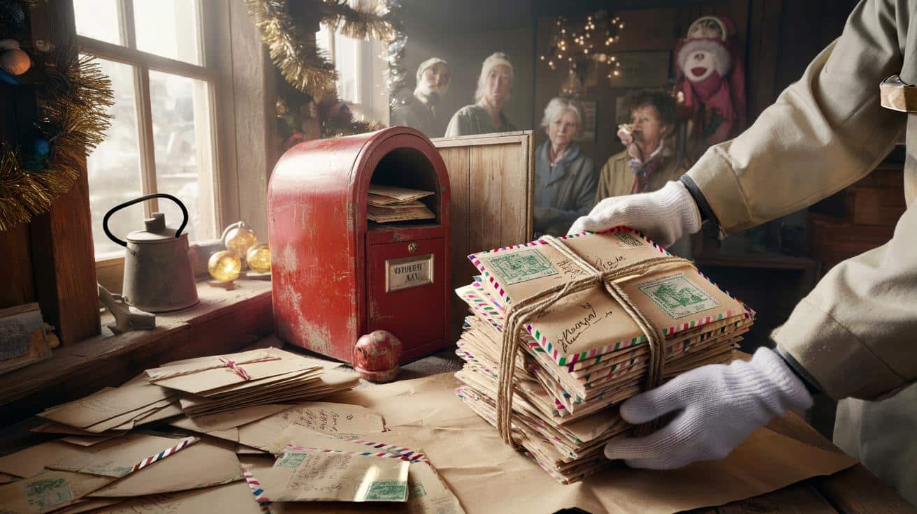 Locals in one English town can’t believe what’s been found behind their 50-year-old Christmas decorations