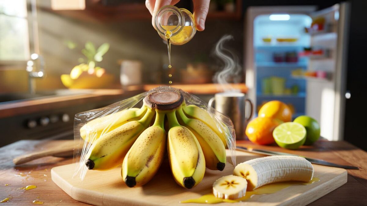 Pour this kitchen ingredient on your bananas to stop them turning brown for weeks