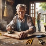 Retired craftsman shares his secret to staying active and happy after 70 years of work
