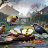 Robins, sparrows and blackbirds will return to garden if you leave out 2 fruits
