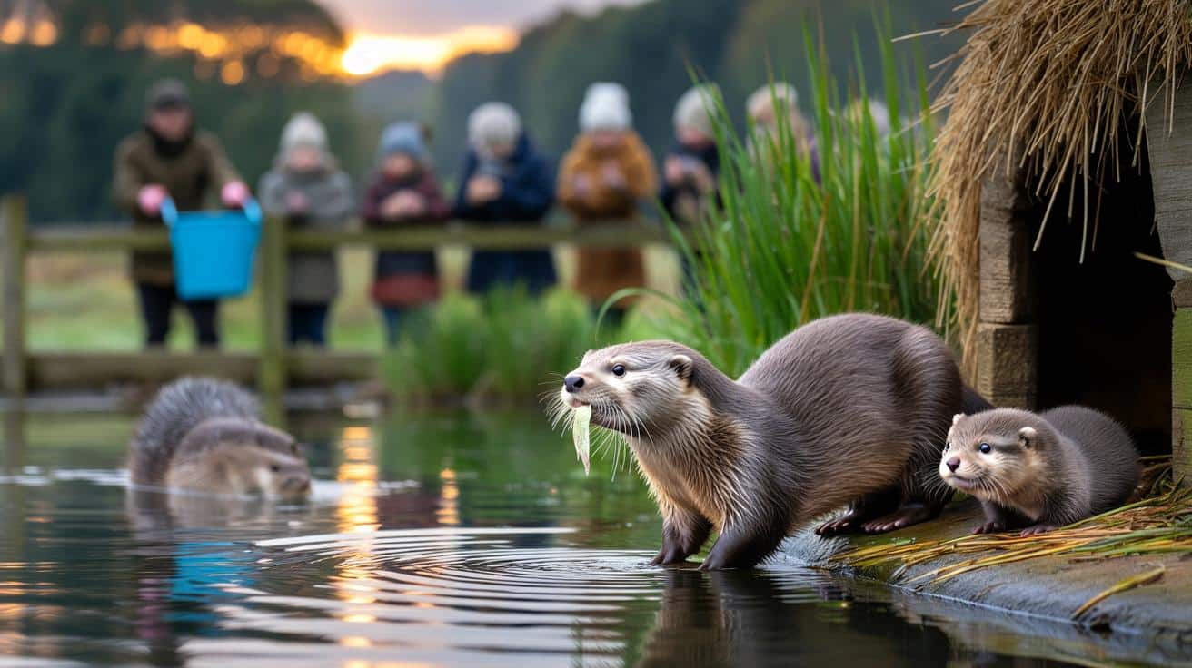 Stunning UK wildlife park welcomes new baby otters — here’s when visitors can see them